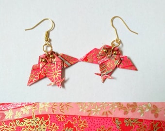 Pendientes de origami Búhos