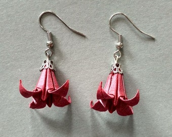 Origami Earrings Lillies