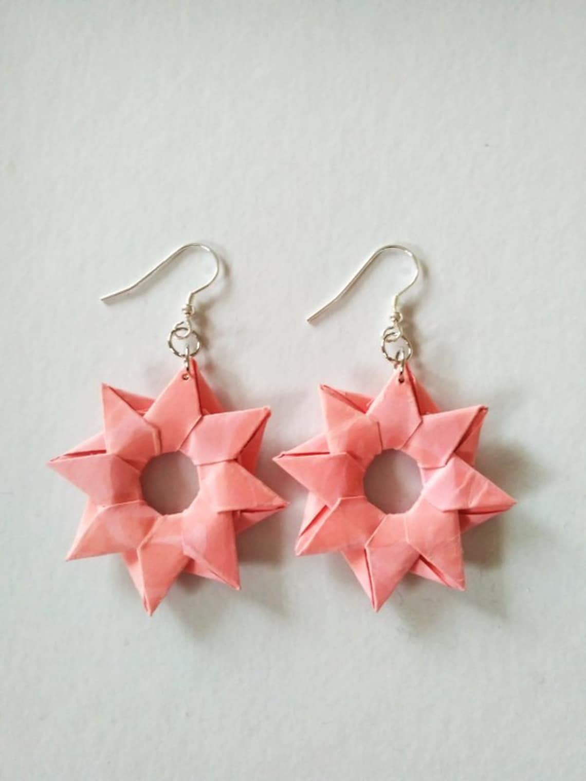 Origami Earrings Sunny Etsy