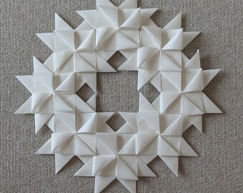 Origami Wreath Ornament