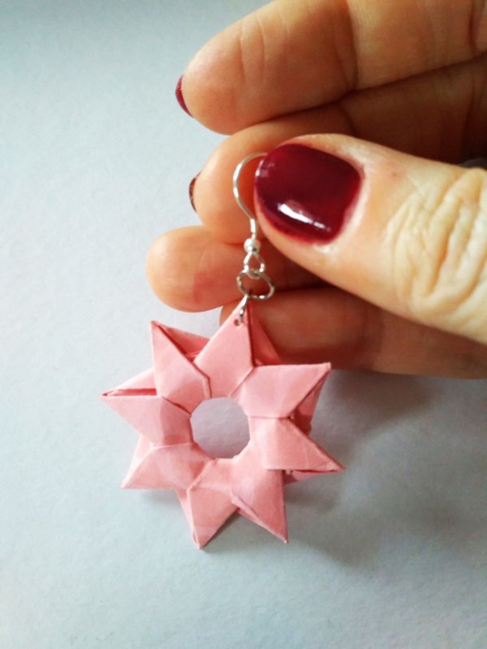 Origami Earrings Sunny Etsy