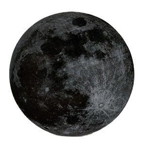 Montaña rusa de luna auténtica grabada con láser de aluminio anodizado