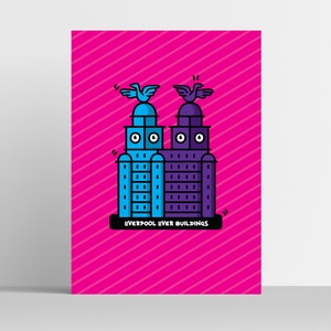 Lila Pop Art Vogel Pop Art Druck - Geschenk für jeden Raum Merseyside Wall Decor Art