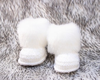 girls white fuzzy boots
