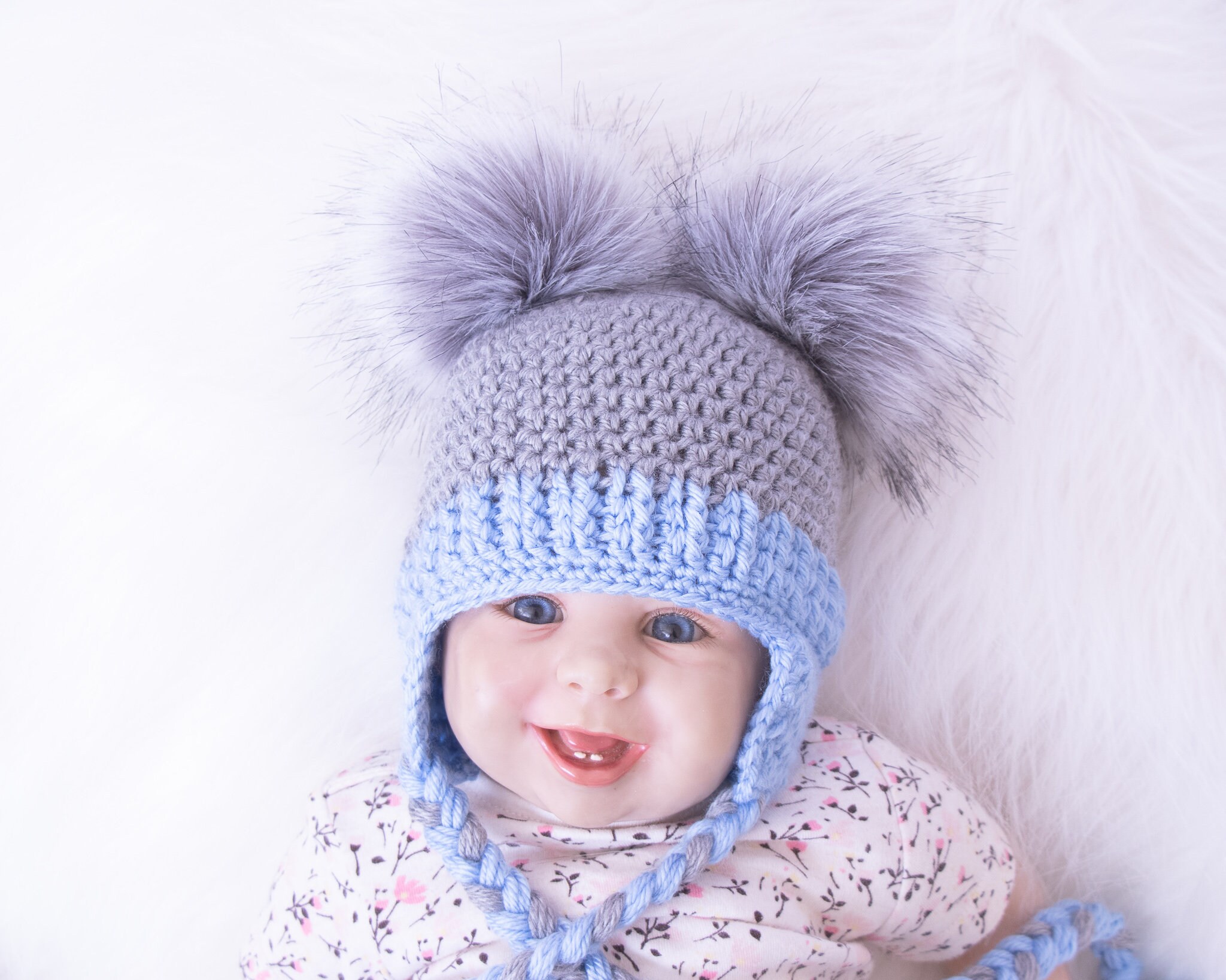 baby boy hat with ear flaps