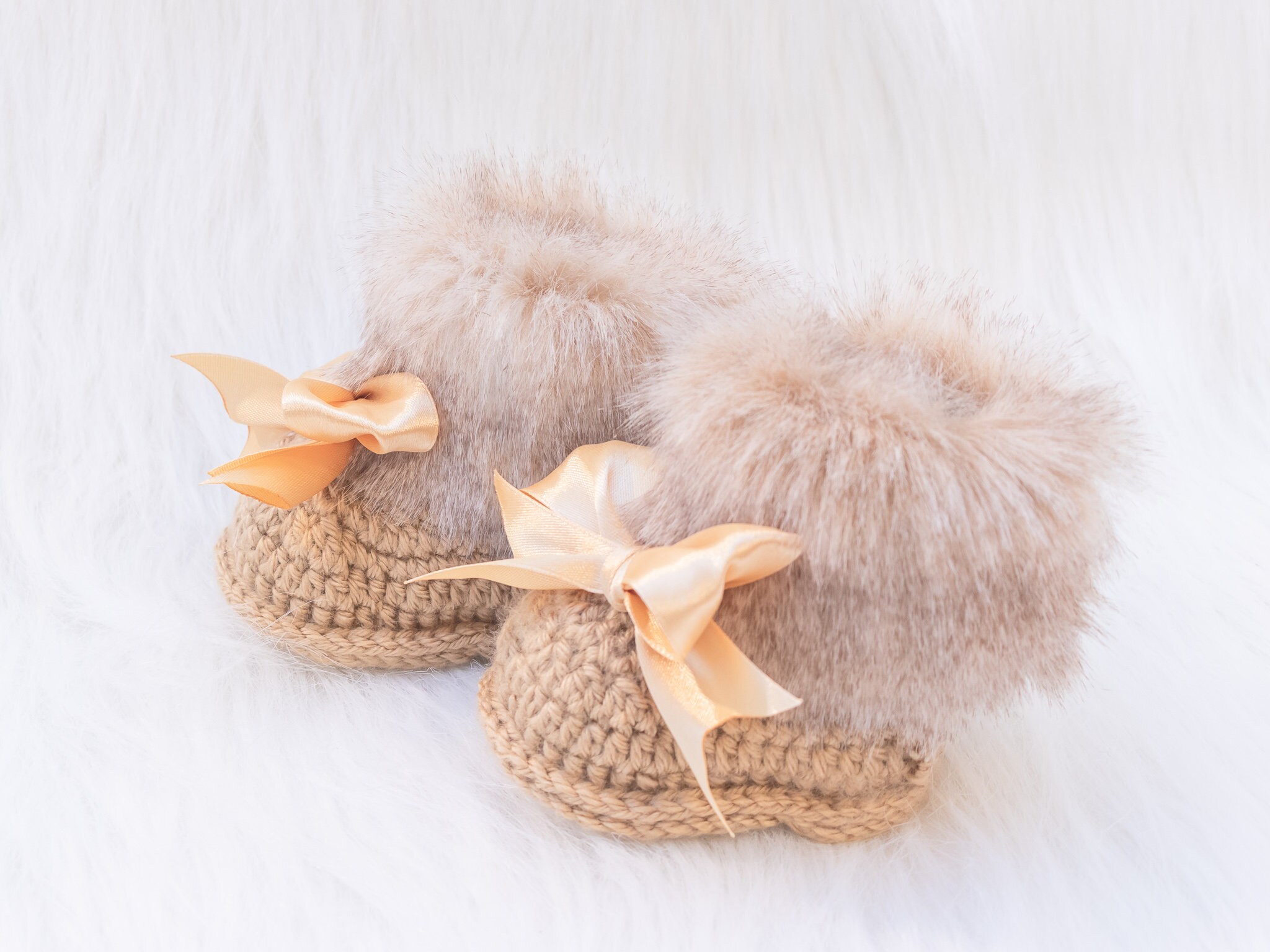 handmade baby booties