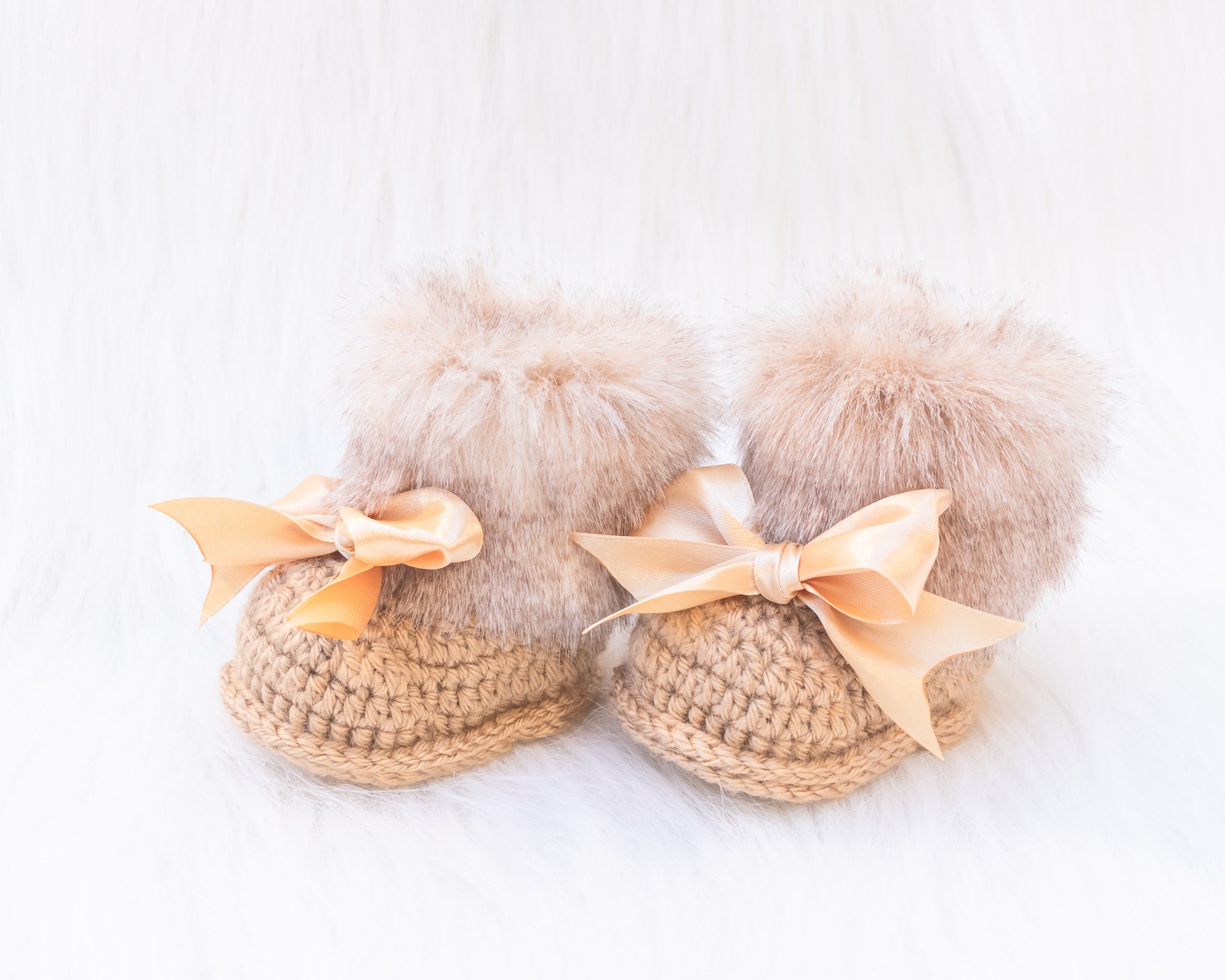 handmade baby booties