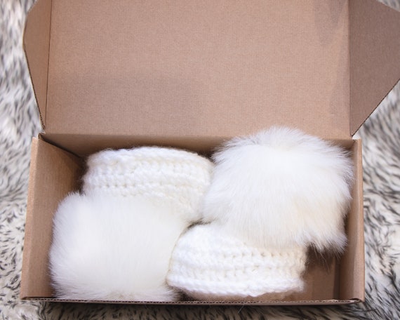 Baby faux shop fur boots