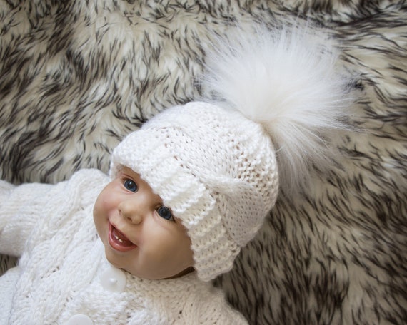 Kleine K/önige M/ütze Baby Jungen Beanie /· Mitwachs-Funktion /· Modell Dots Punkte Marineblau Jeansblau /· /Ökotex 100 Zertifiziert /· Gr/ö/ßen 50-128
