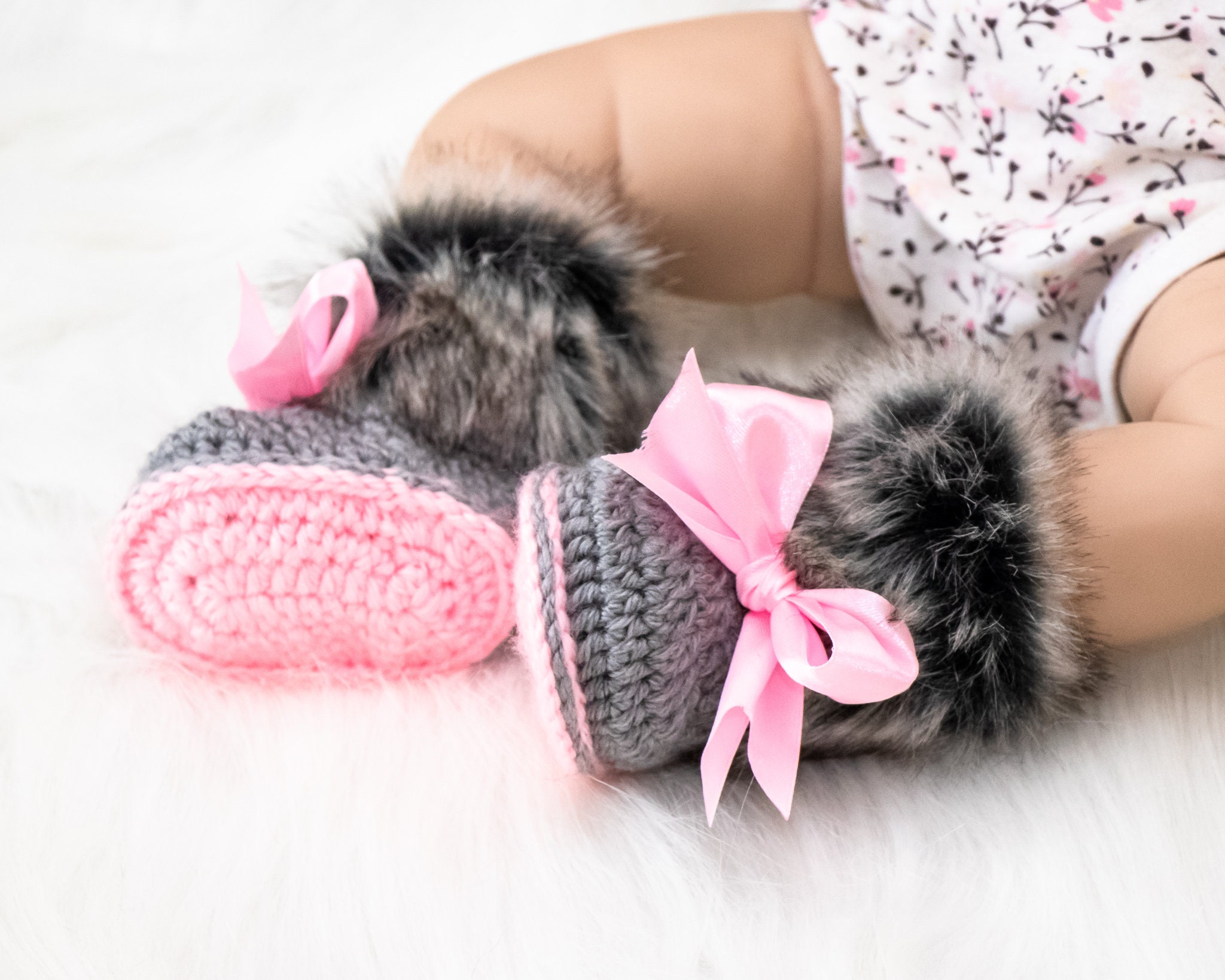 infant girl booties