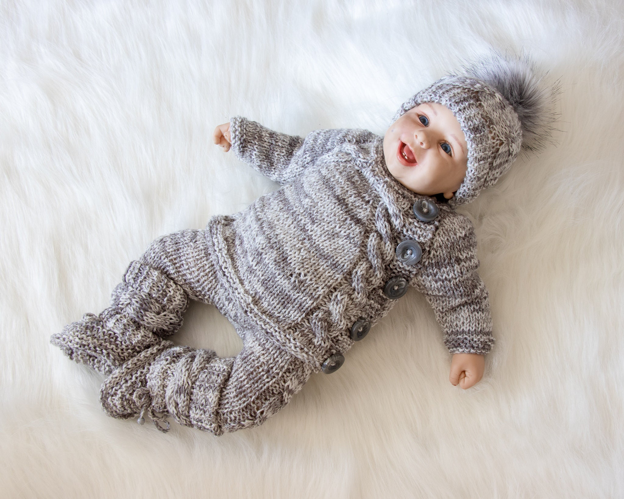 hand knitted baby boy outfits