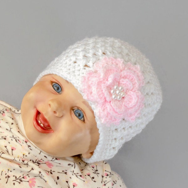 Flower Hat Newborn Etsy
