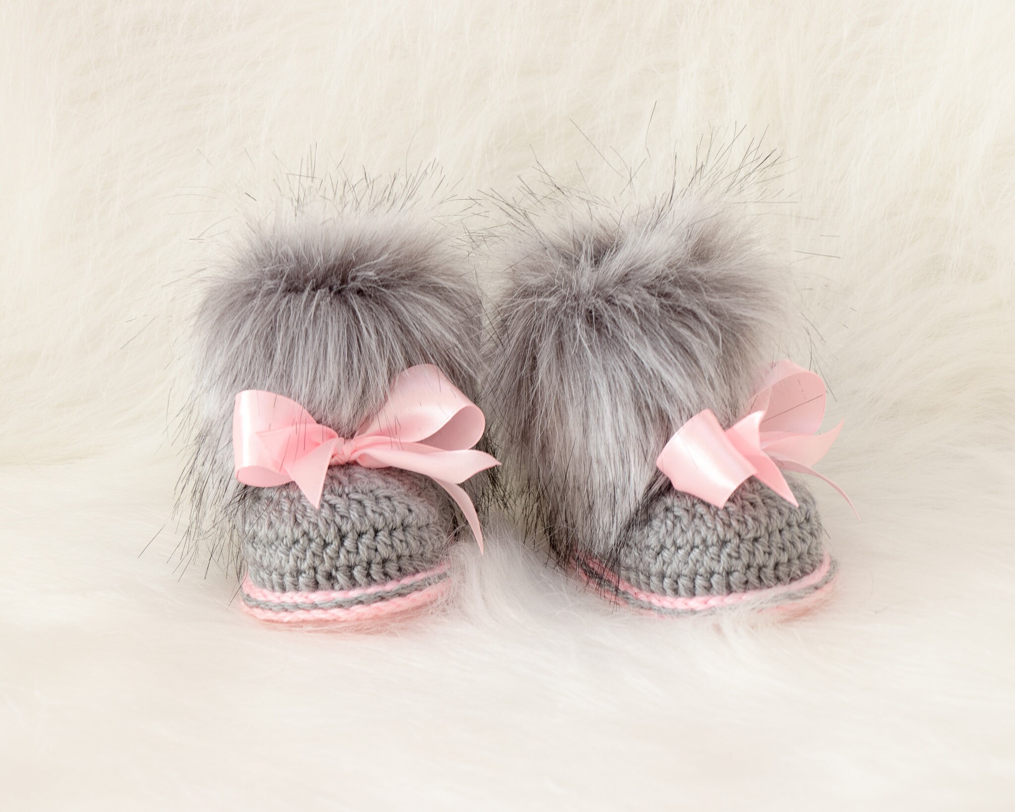 baby girl fur boots