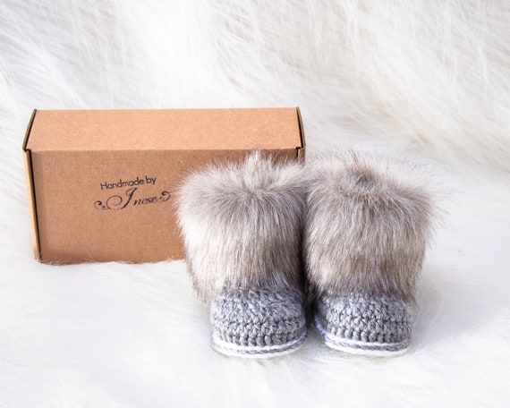 infant fur boots