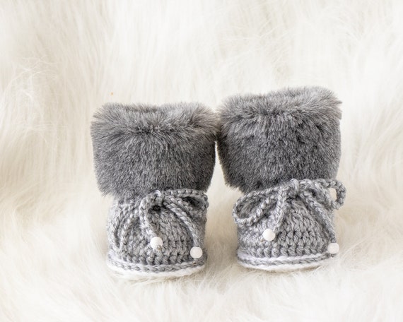 Baby boy deals fur boots