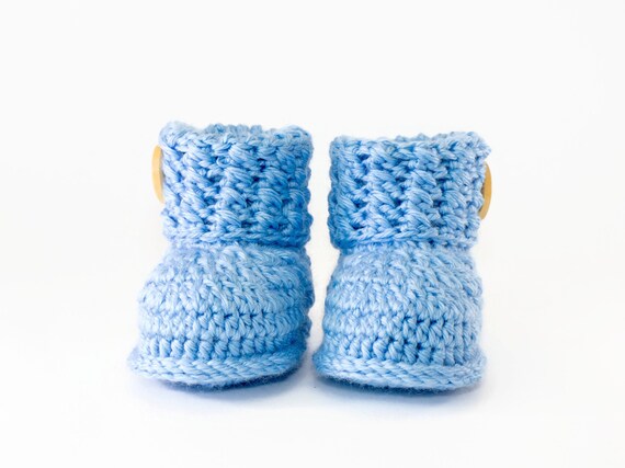 Tegenhanger rietje Of later Blauwe Baby jongen laarsjes Gehaakte baby laarsjes Baby - Etsy Nederland