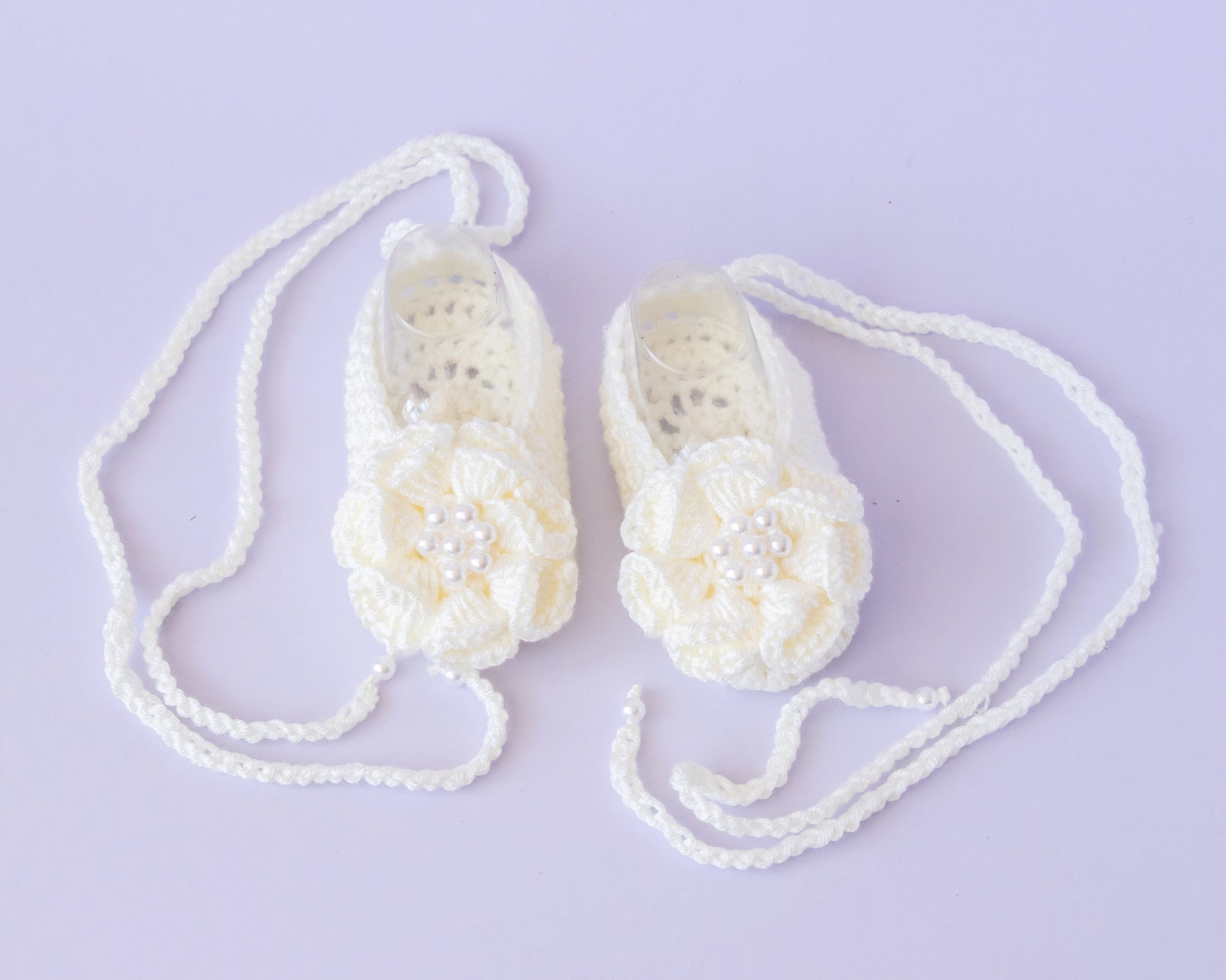 Off White Baby Girl Shoes Flower Shoes Preemie Shoes Baby - Etsy