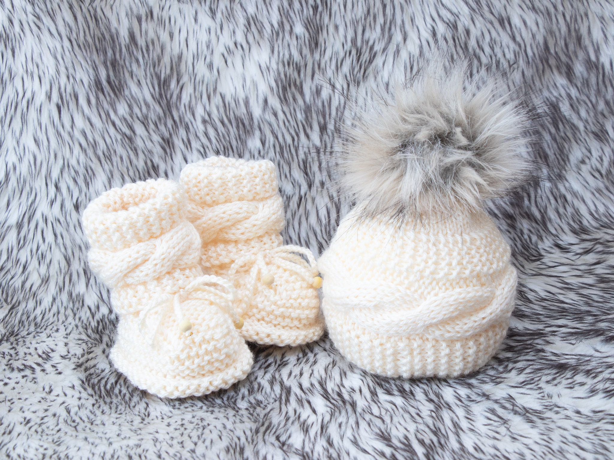 Cable knit baby outfit sales