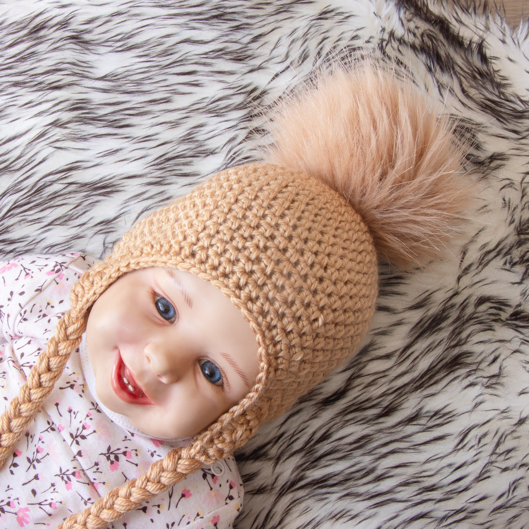 winter cap for newborn baby