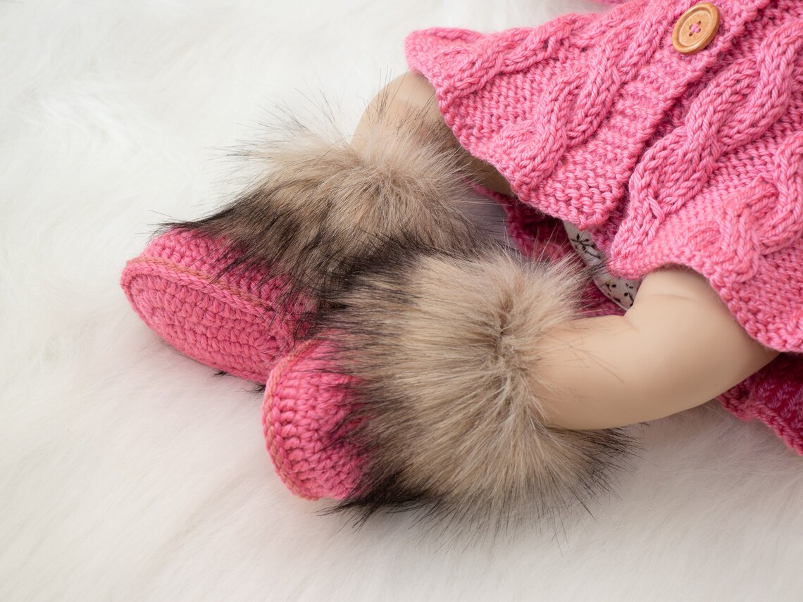 Raspberry Pink Baby Girl Coming Home Outfit Hand Knitted Baby Etsy