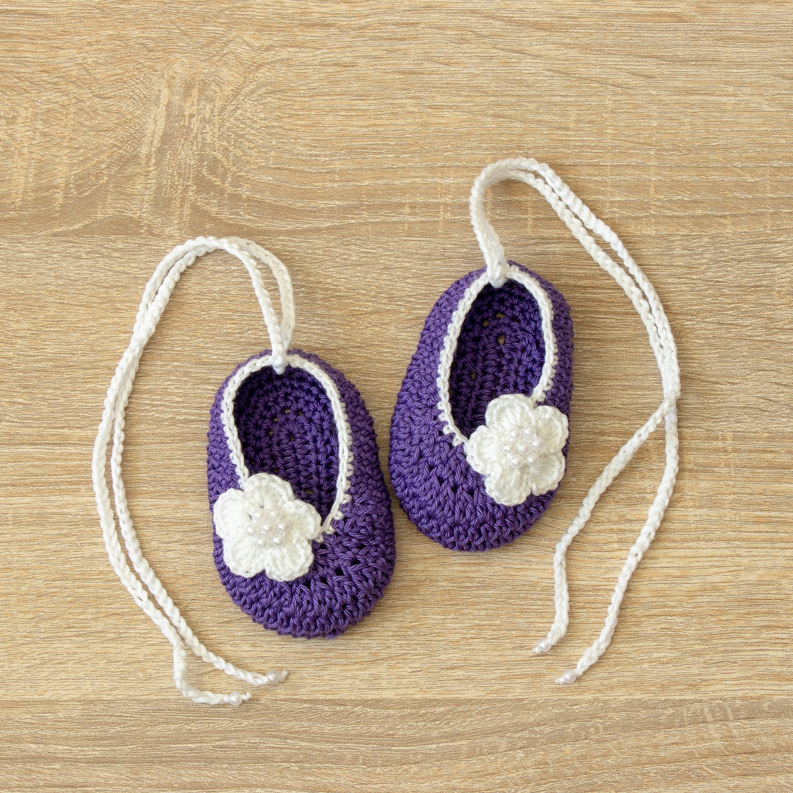 baby ballet shoes - baby girl shoes - baby mary janes - newborn girl shoes - crochet baby shoes - ballerina slippers - baby girl