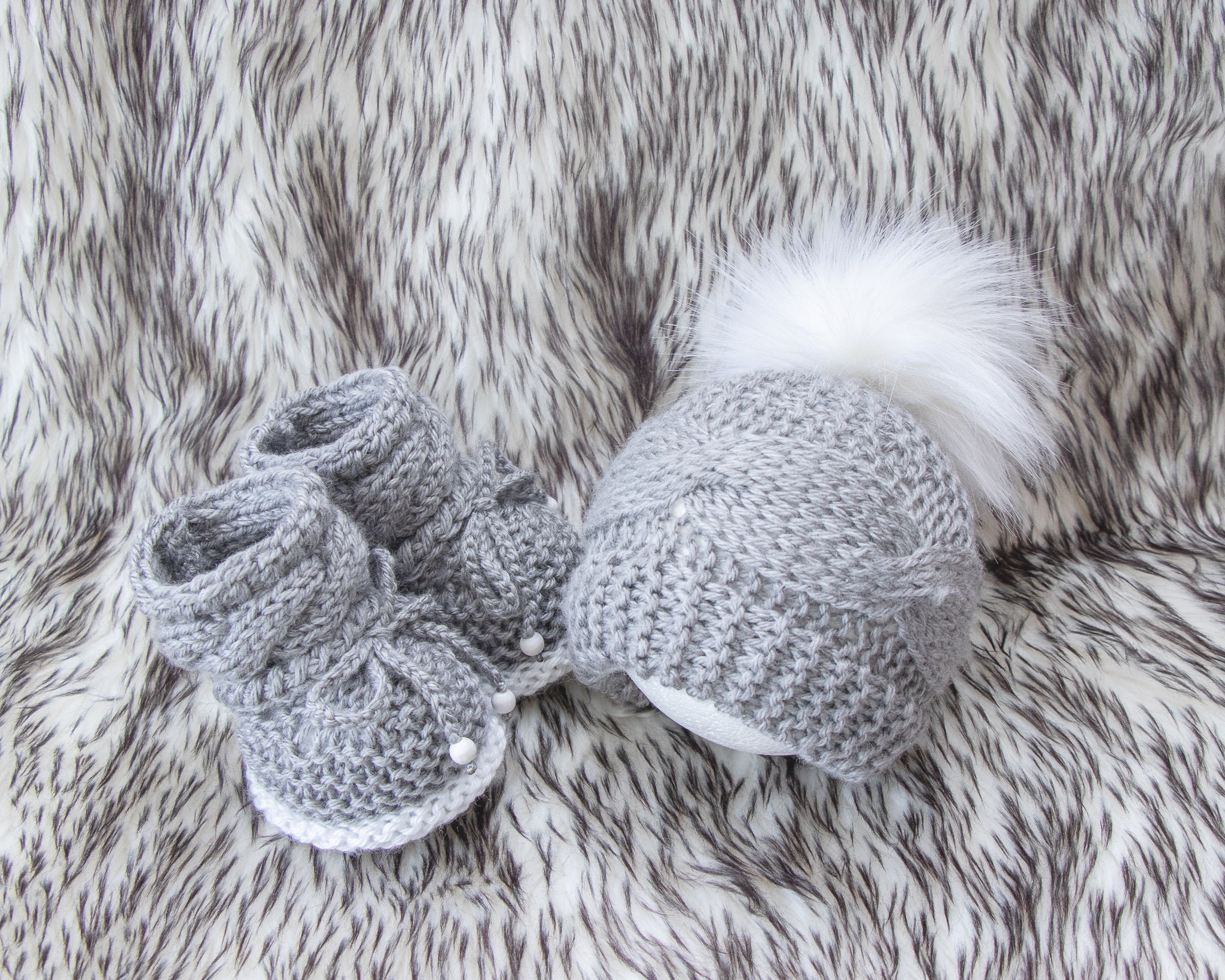 cable knit newborn outfit