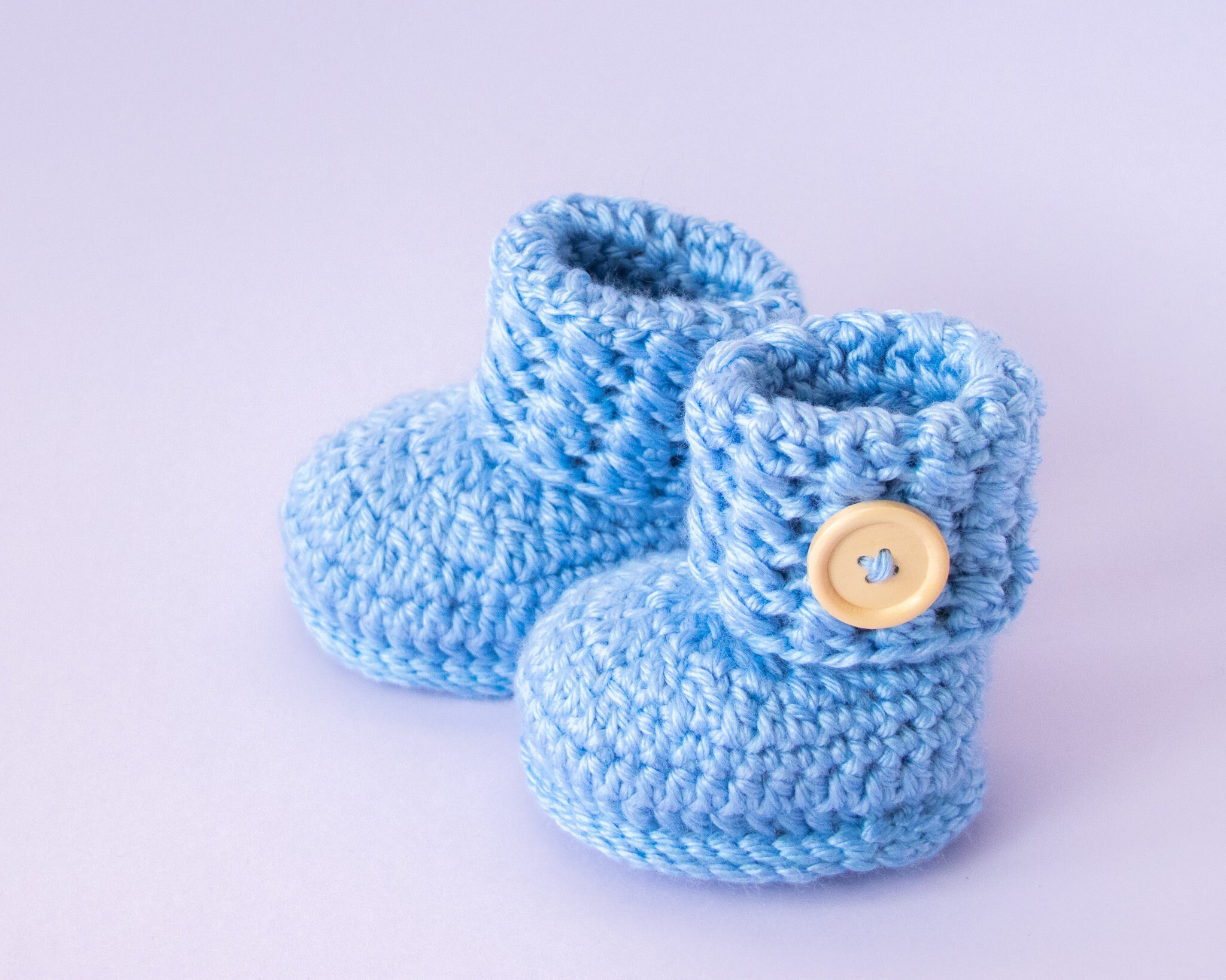 Blue Baby Boy Booties Crochet Baby Booties Baby Etsy Australia