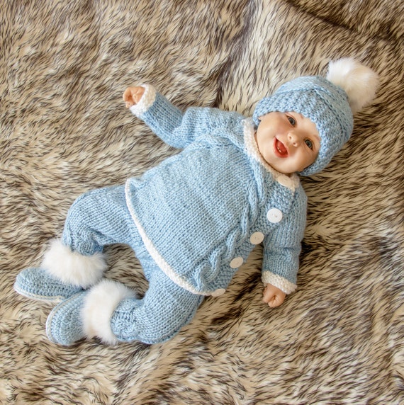 knitted clothes for baby boy