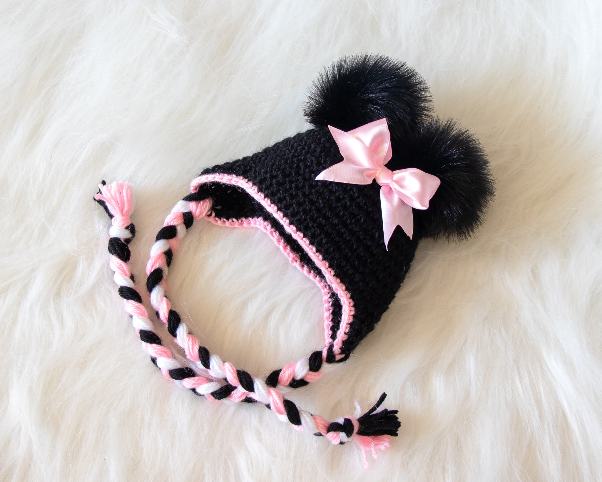 Minnie Mouse Hat Baby Girl Hat Disney 