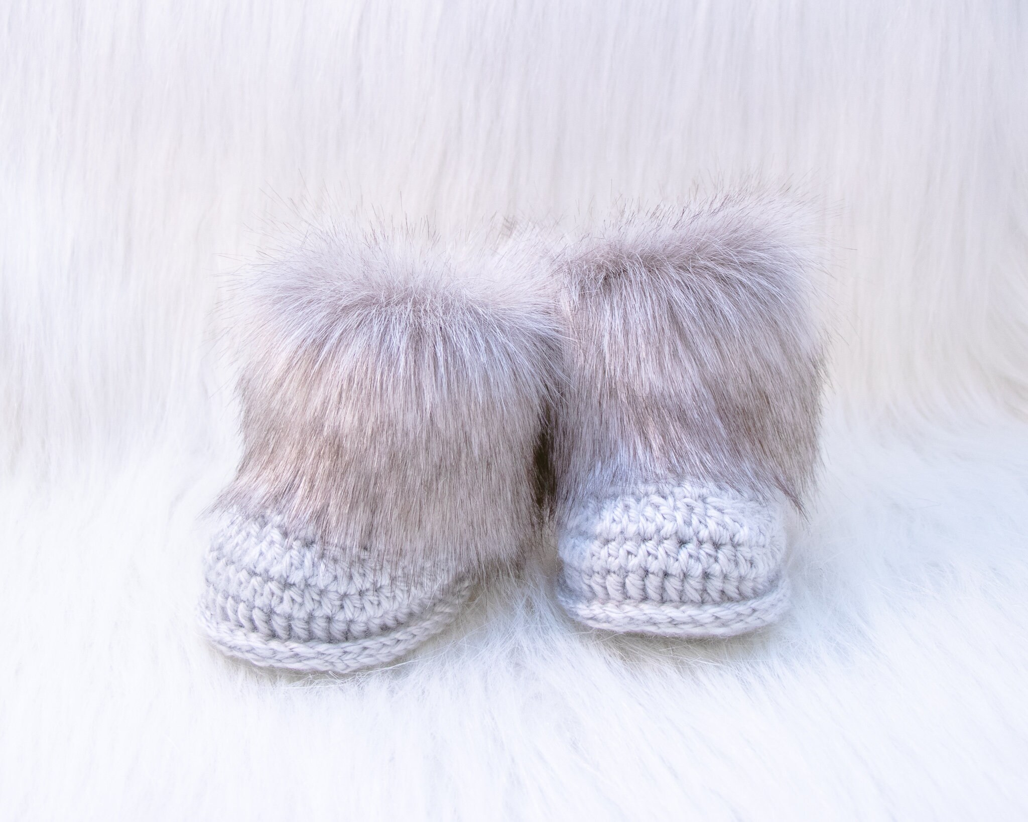 Crochet baby boy boots top