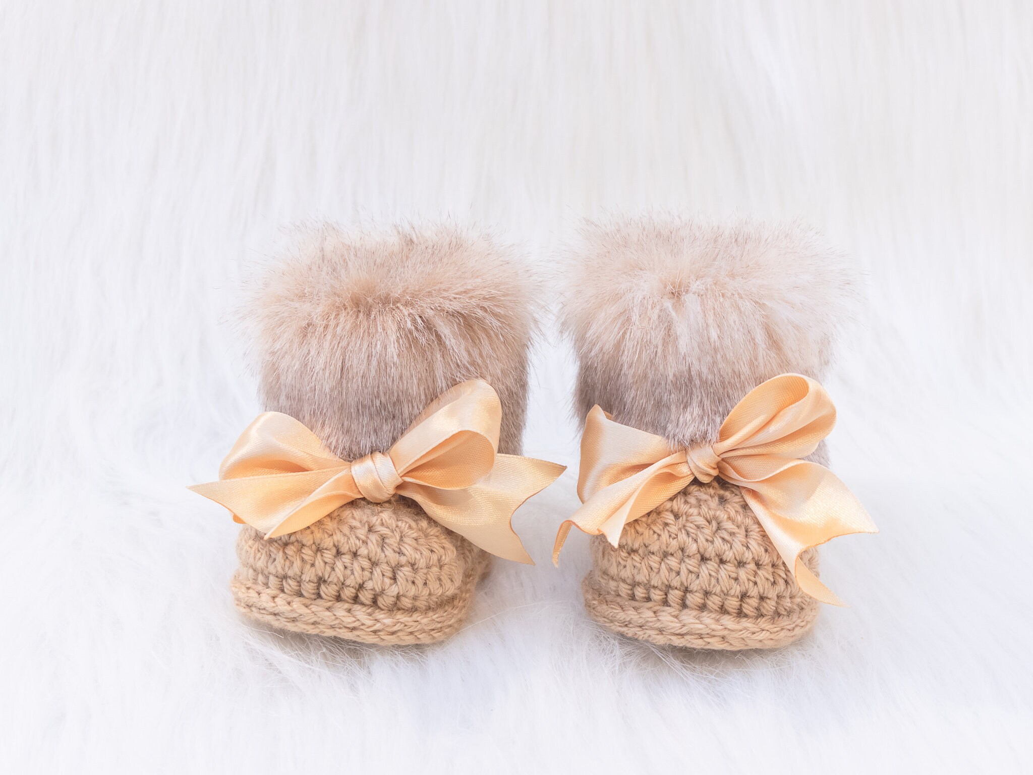 handmade baby booties