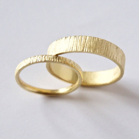 Recycled gold wedding best sale bands