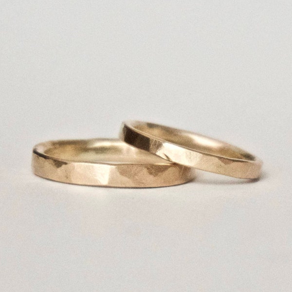 Hammered Gold Ring - Etsy