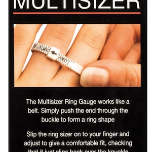 Ring Sizer - Multi Use RIng Gauge - Measure Your Ring Size