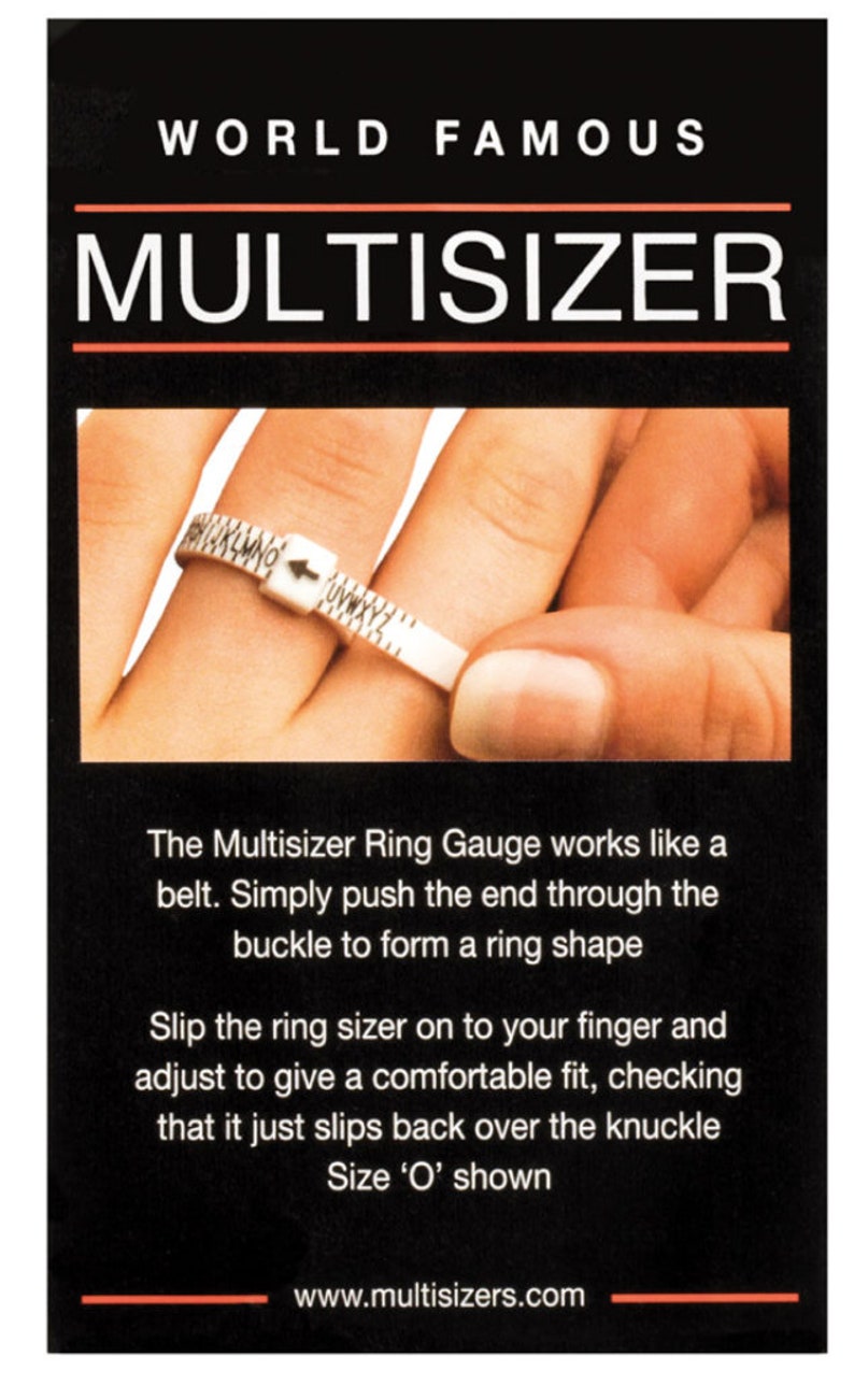 Ring Sizer Multi Use Ring Gauge Measure Your Ring Size Etsy UK