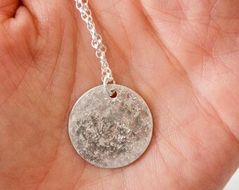 Moon Necklace - Etsy