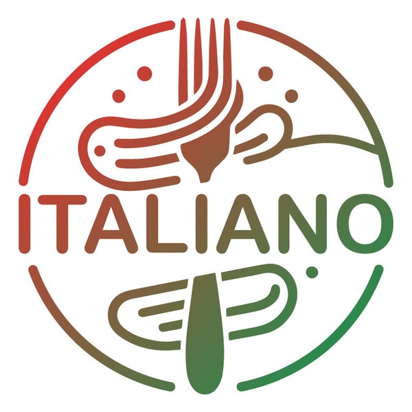 Italian Restaurant Logo Already Designed And Ready To Use Today