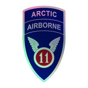 11th Arctic Airborne Holographic Stickers