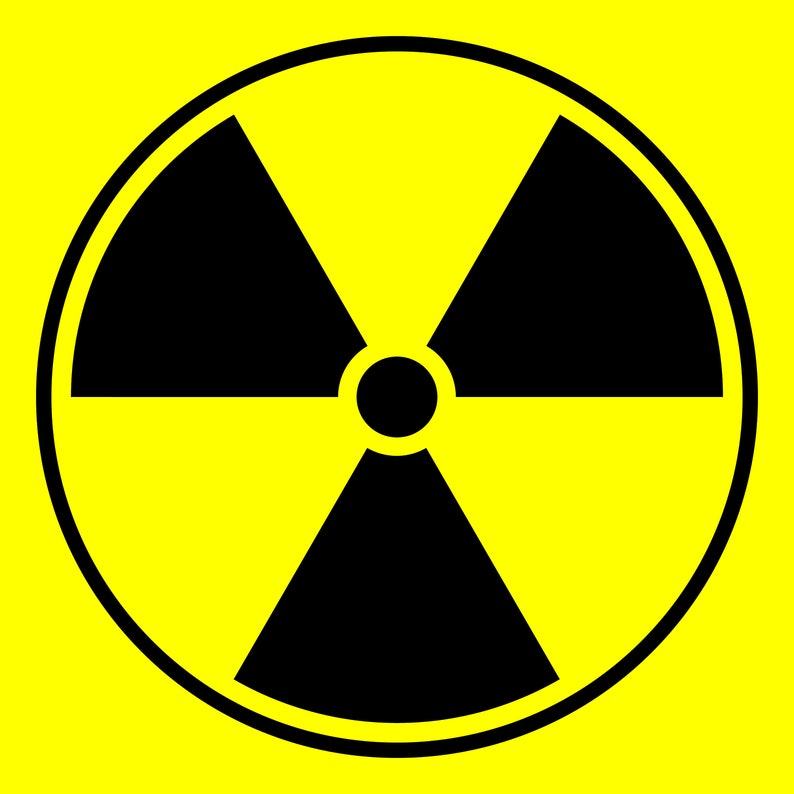 Radiation Symbol Download Digital Svg Png - Etsy