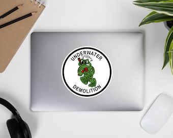UDT Frogman Stickers