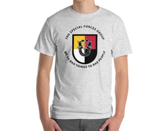 Camiseta negra del 3.er Grupo de Fuerzas Especiales