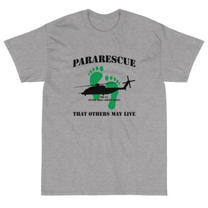 Pararescue HH53 Super Jolly Feet Black Print T-Shirt