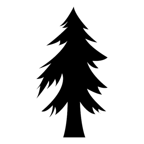 Pine Tree Vector Cut Download Svg Png Dxf - Etsy