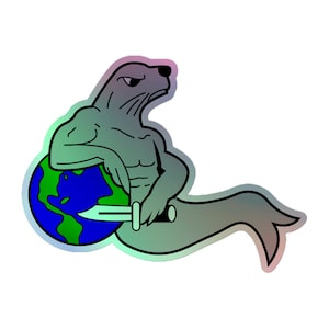 Navy SEAL Holographic Stickers