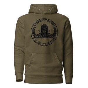 EOD Unisex Hoodie Black Ink