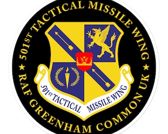 501st Taktische Flugkörper Flügelaufkleber GLCM