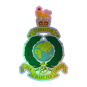 Royal Marines Holographic Stickers