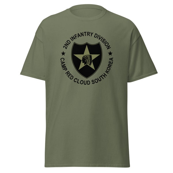 2nd Infantry Division Camp Red Cloud South Korea Classic Tee