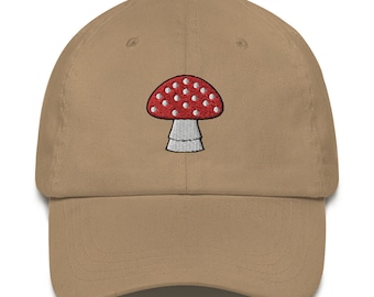 Chapéu Bordado de Cogumelo