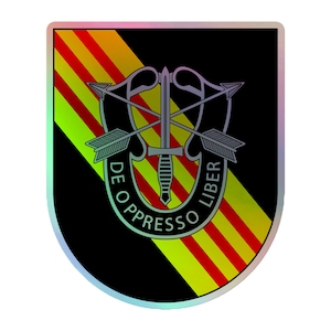 5th Special Forces Group Holographic Stickers